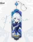 A blue Furina Genshin Impact Keychain