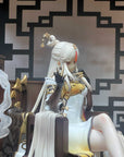 A side view of an unboxed Ningguang figure