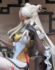 An unboxed Ningguang figure showing the side of her face